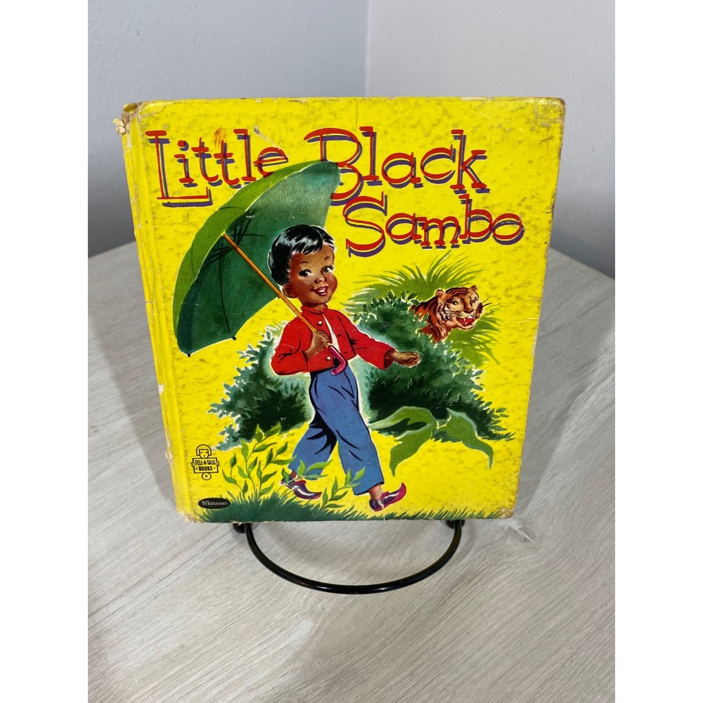 Vintage 1953 Little Black Sambo Whitman Tell-a-Tales Book Gladys Turley Michell